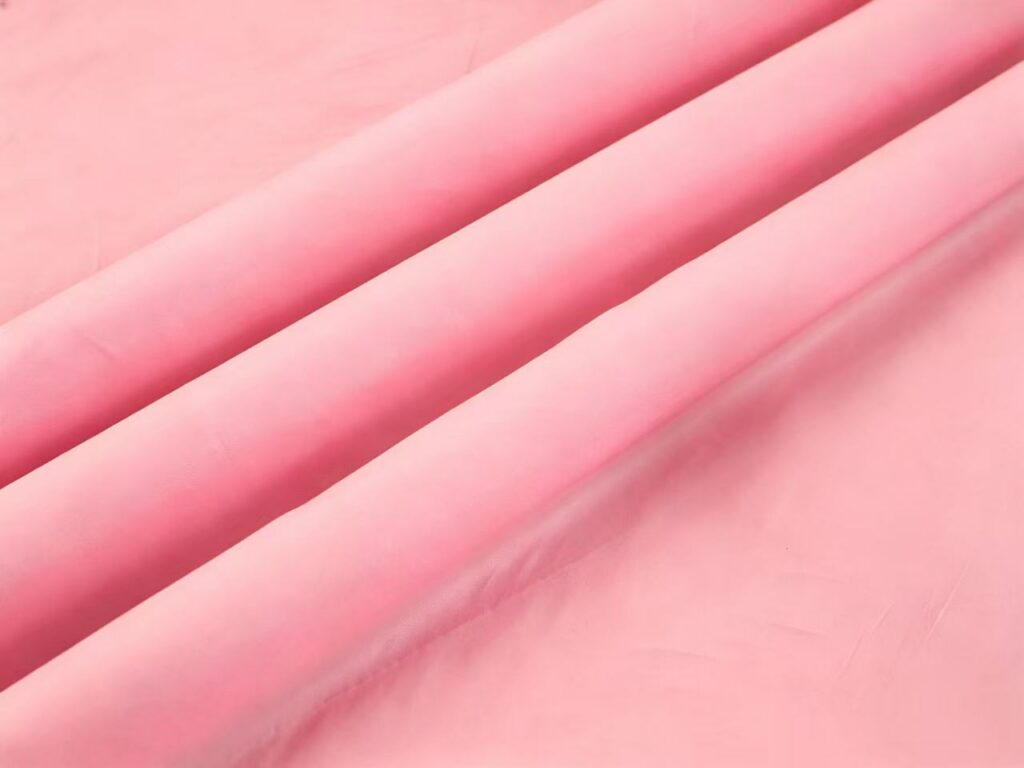 400T matte nylon taffeta fabric with smooth lightweight texture for jackets, linings, windbreakers and functional apparel.
