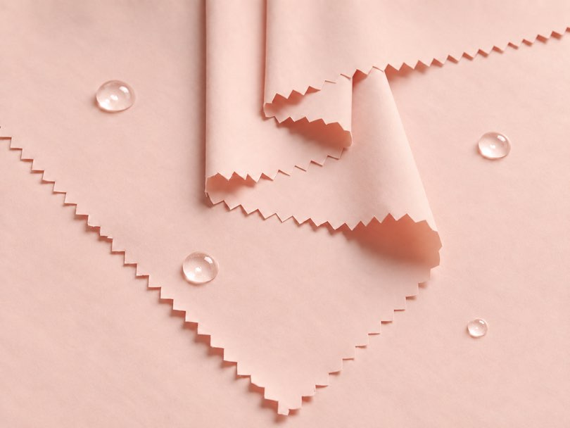 Nylon taffeta fabric with lightweight smooth texture for jackets, linings, windbreakers and functional apparel.