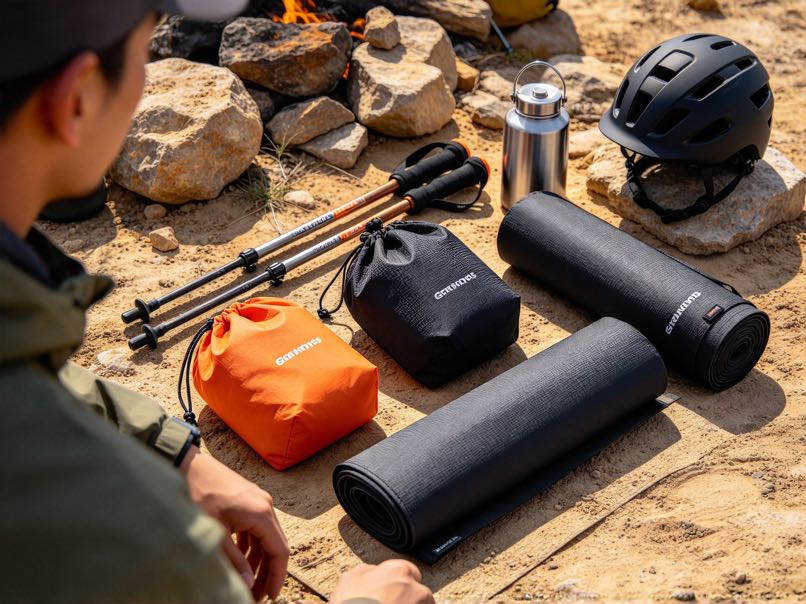 Durable nylon fabric for outdoor gear, backpacks and equipment with lightweight and abrasion-resistant performance.
